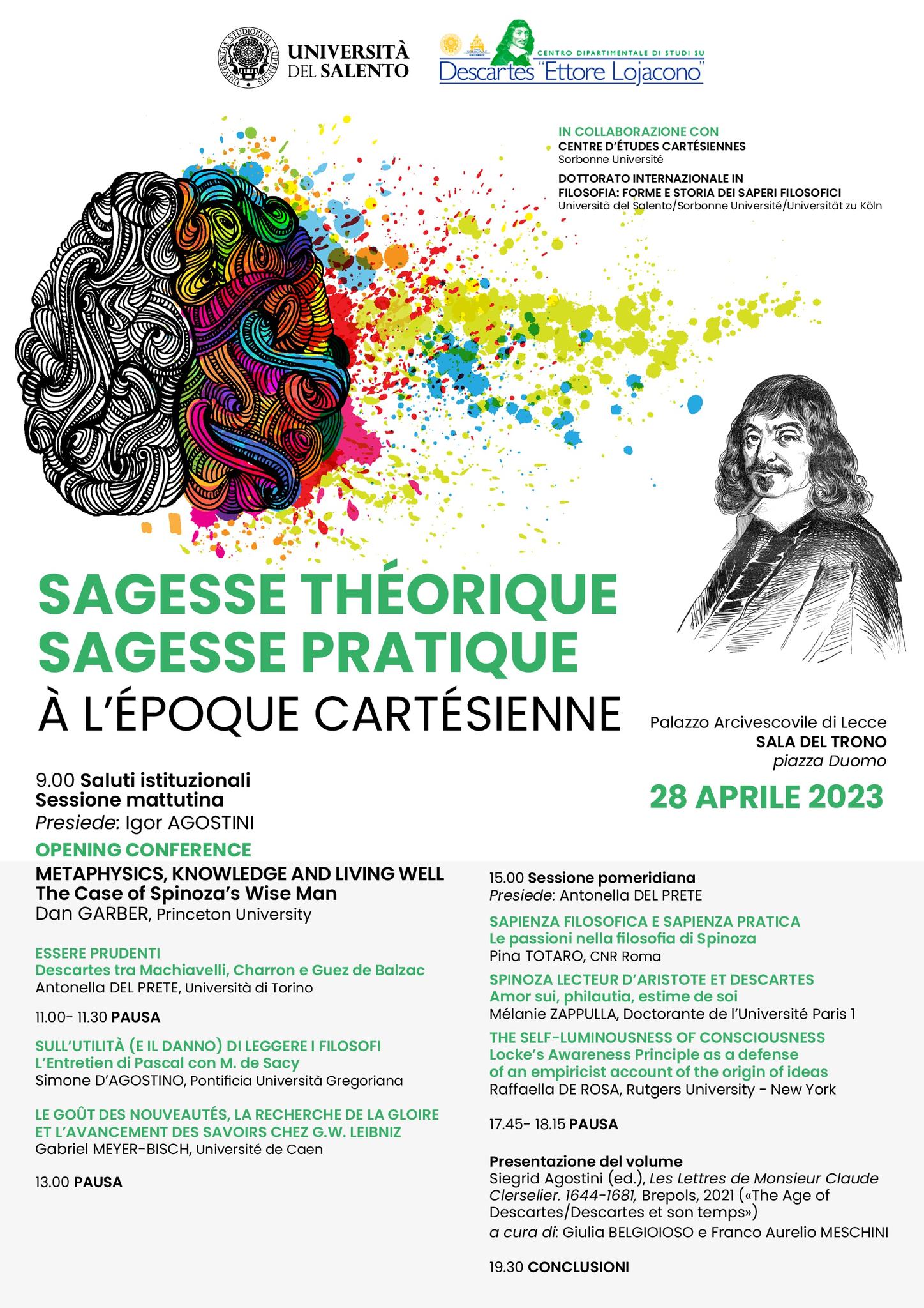 Sagesse théorique, Sagesse pratique à l'époque cartésienne